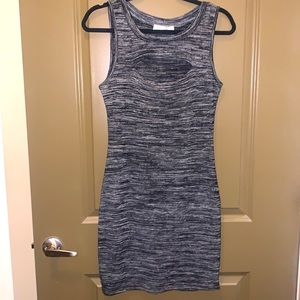 RD Style fitted dress with cutout